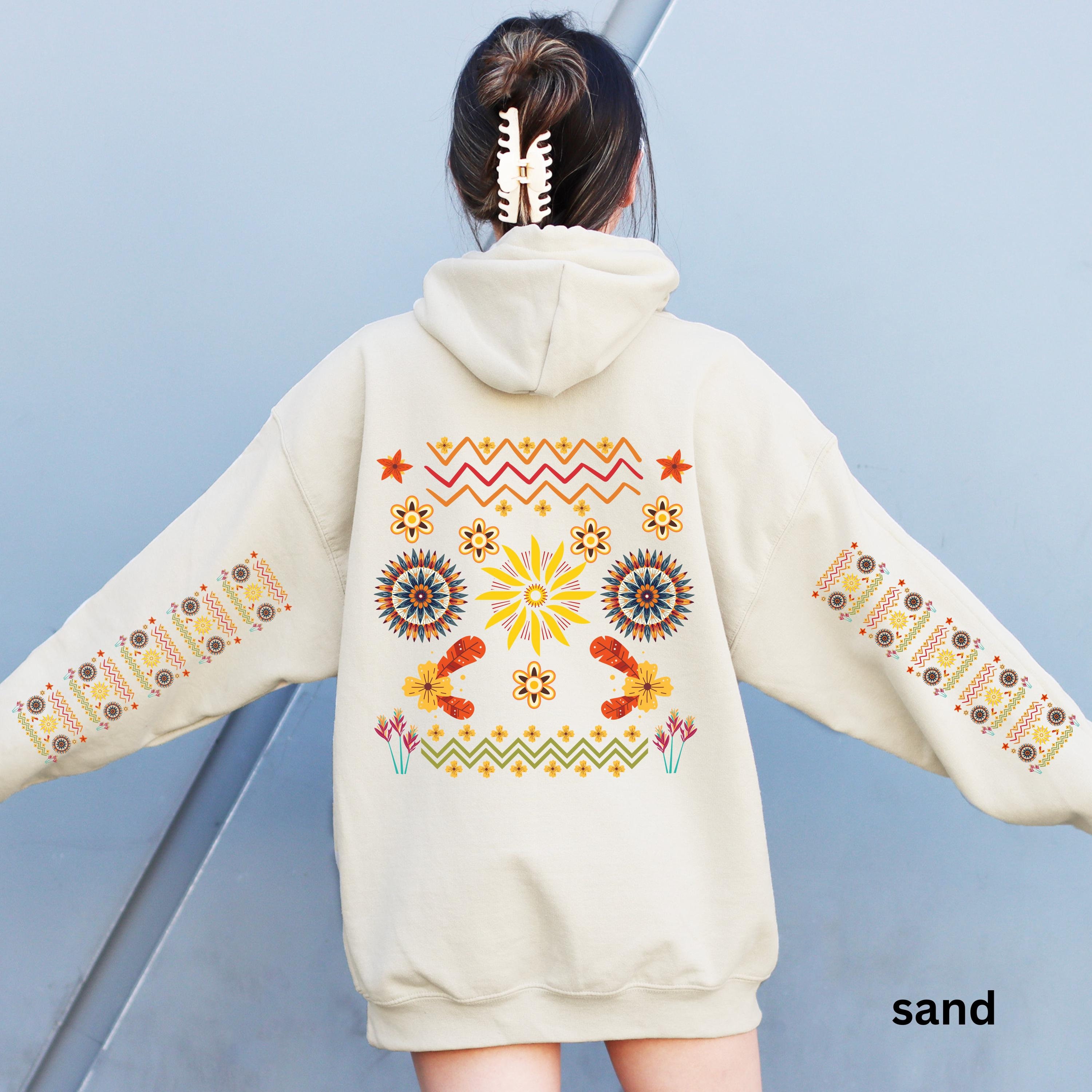 Native Floral Hoodie - Etsy Canada