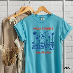 Palm Springs California T-shirt, Retro Vacation Graphic Tee, Unisex Casual Top, Summer Travel Shirt, Desert Souvenir Gift