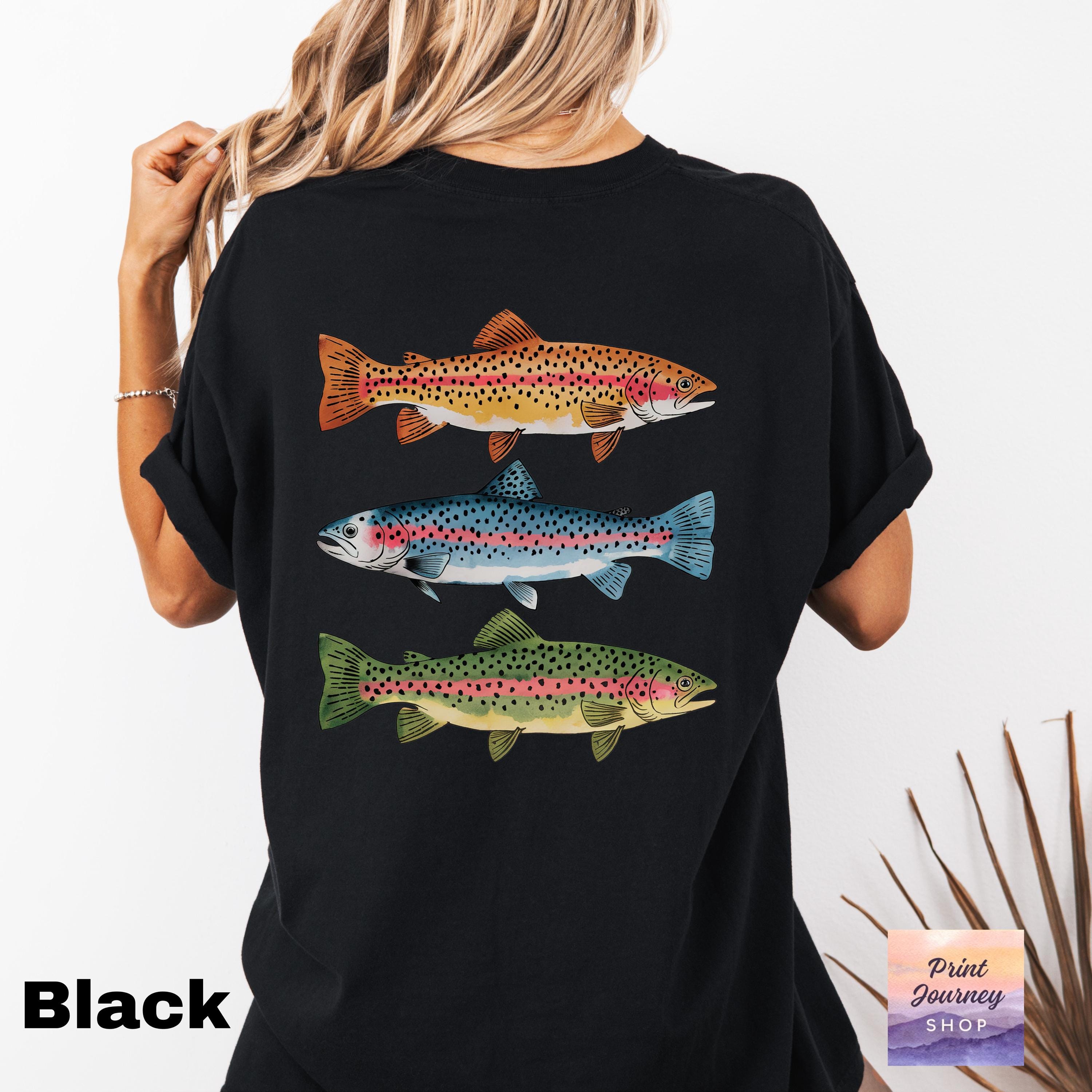Brook Trout Shirt, Trout T-shirt, Fly Fishing Gift, Comfort
