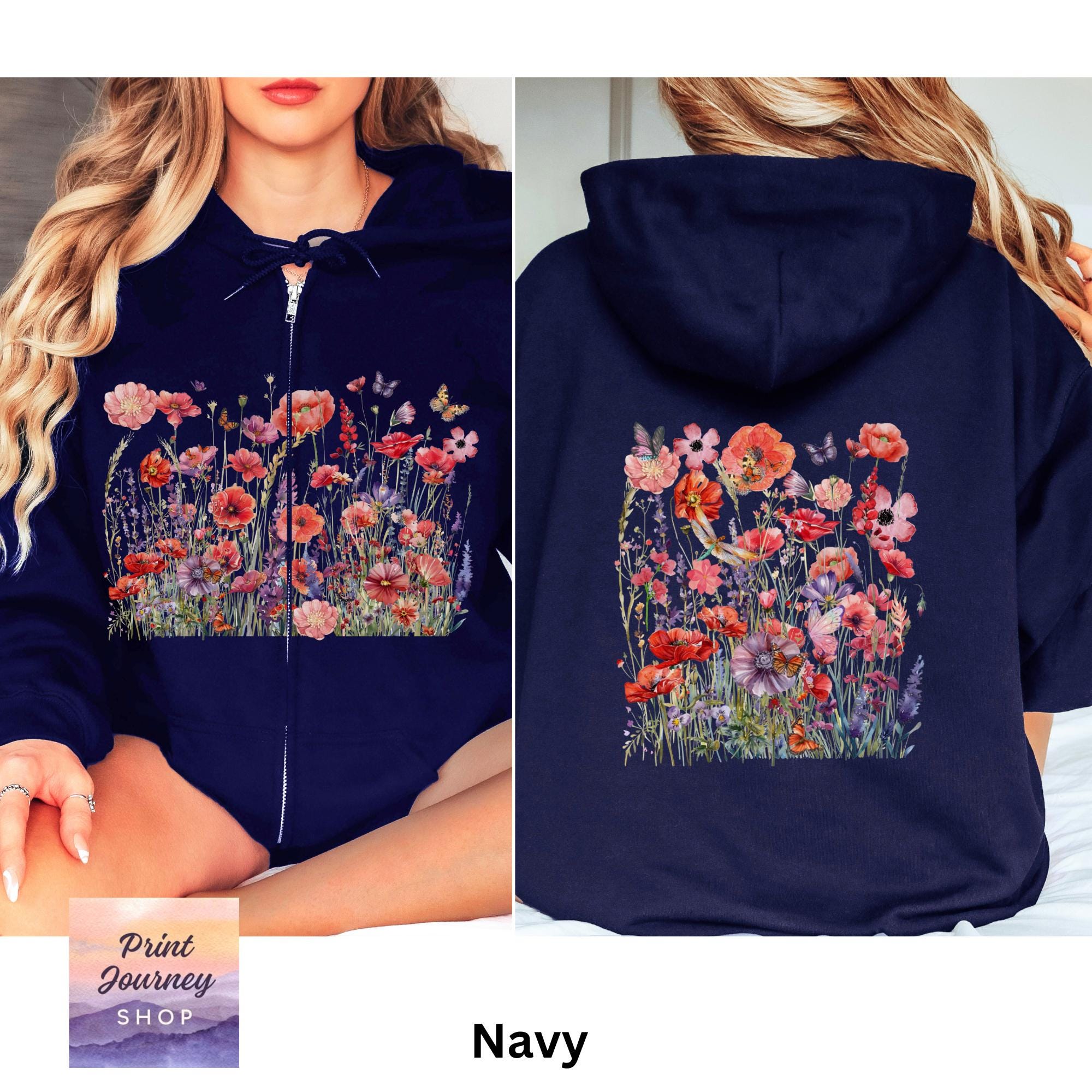 限定品　最安値POPPY EMBROIDERED SWEATSHIRT Vintage Poppy Sweatshirt