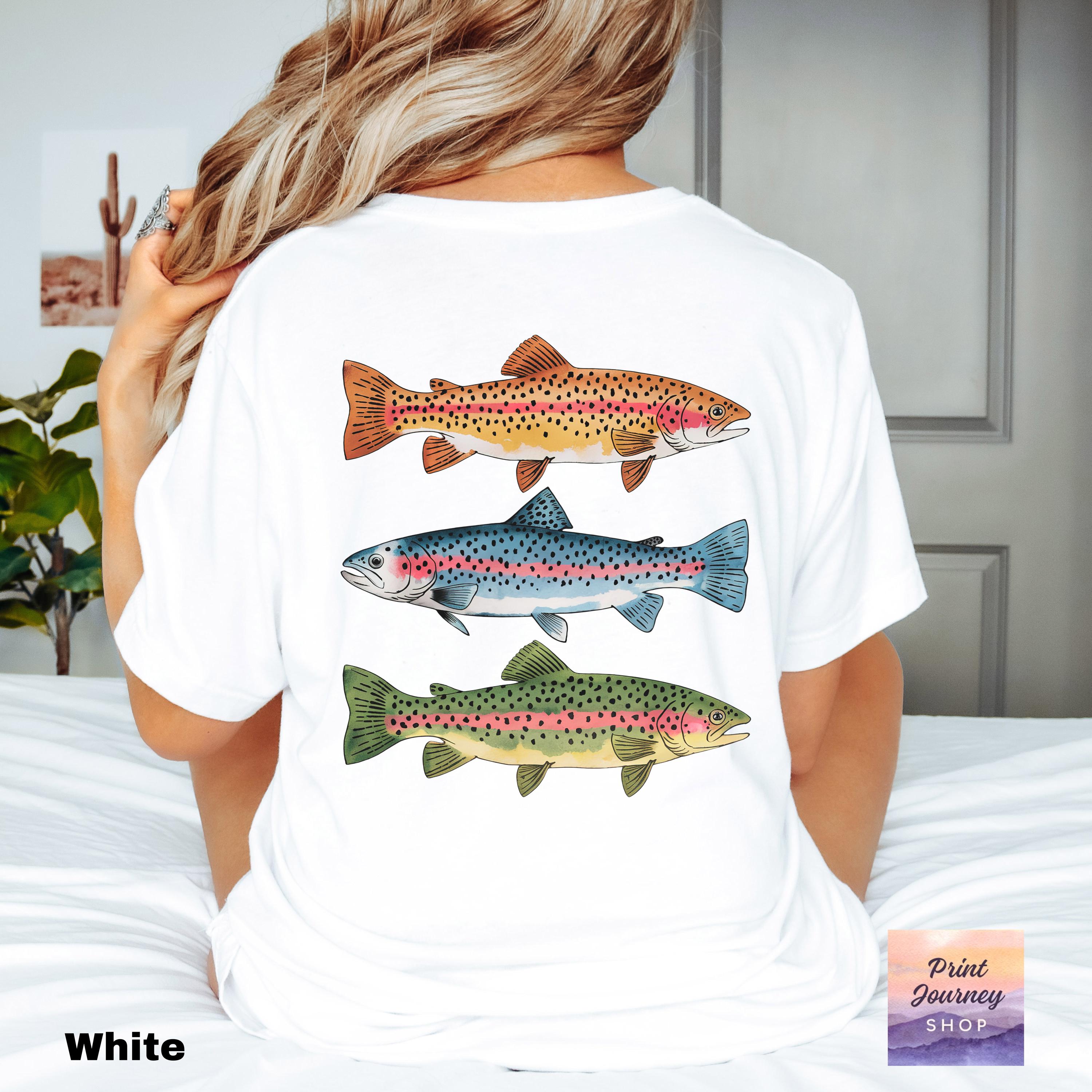 トップス brook Trout Logo Design Glay/XL Brook Trout Shirt – Trailwaters