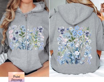 ★SCULPTOR★ Cottage ZipUp Hoodie Flower SC25S111NMOT Cottage Zip-Up Hoodie Flower – Sculptor