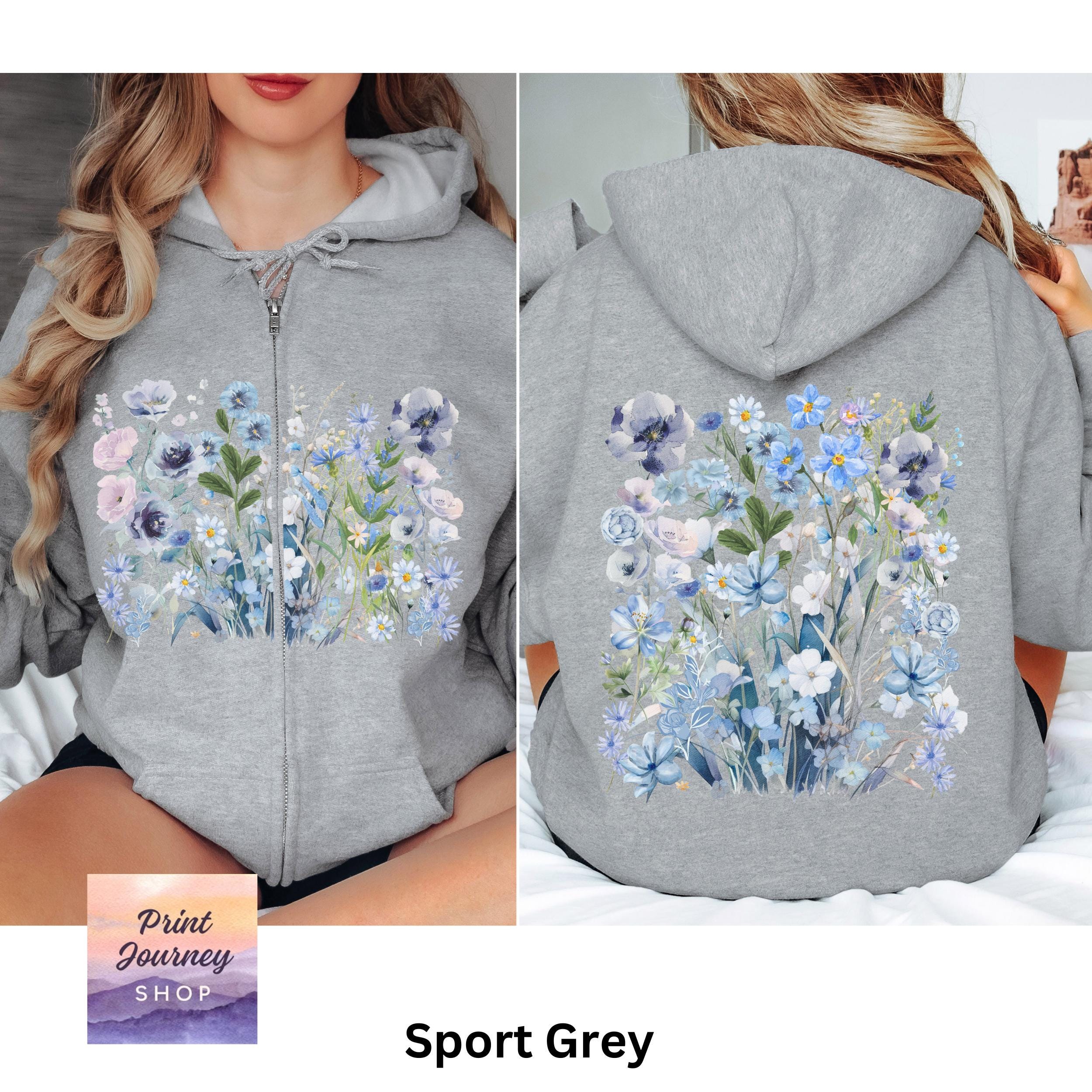 トップス sculptor Cottage Zip-Up Hoodie Flower Cottage Zip-Up Hoodie Flower – Sculptor