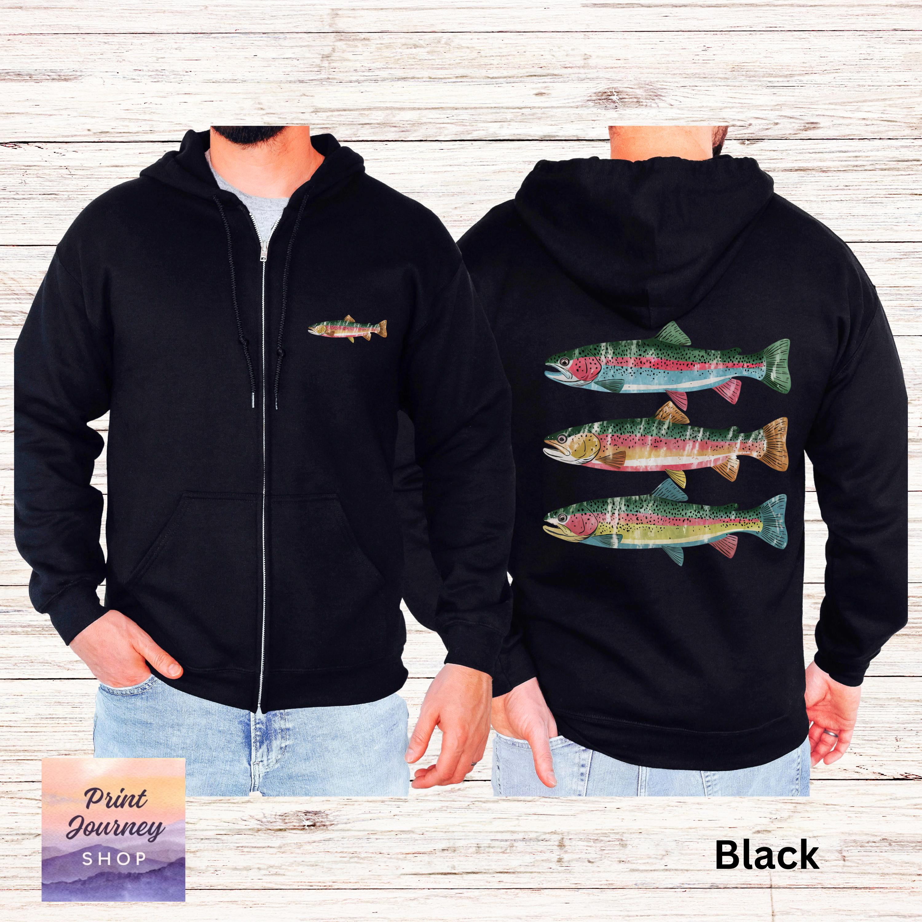 トップス Brook Logo Fish Sweat BLACK Lsize トップス Brook Logo Fish Sweat BLACK Lsize Brook Trout