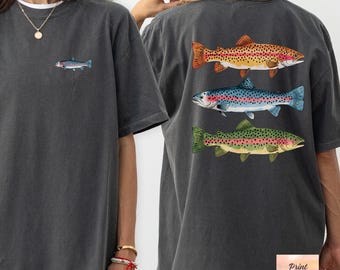 Brook Trout Shirt, Trout T-shirt, Trout Shirt, Fly Fishing Gift
