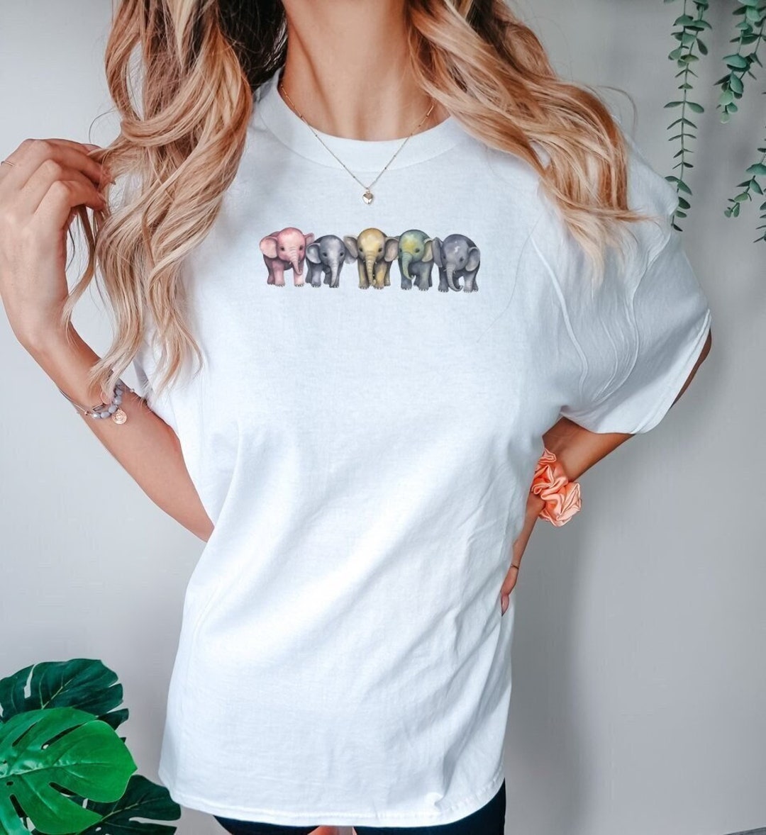 Elephant Shirt, Baby Elephant T Shirt, Comfort Colors, Elephant T-shirt ...