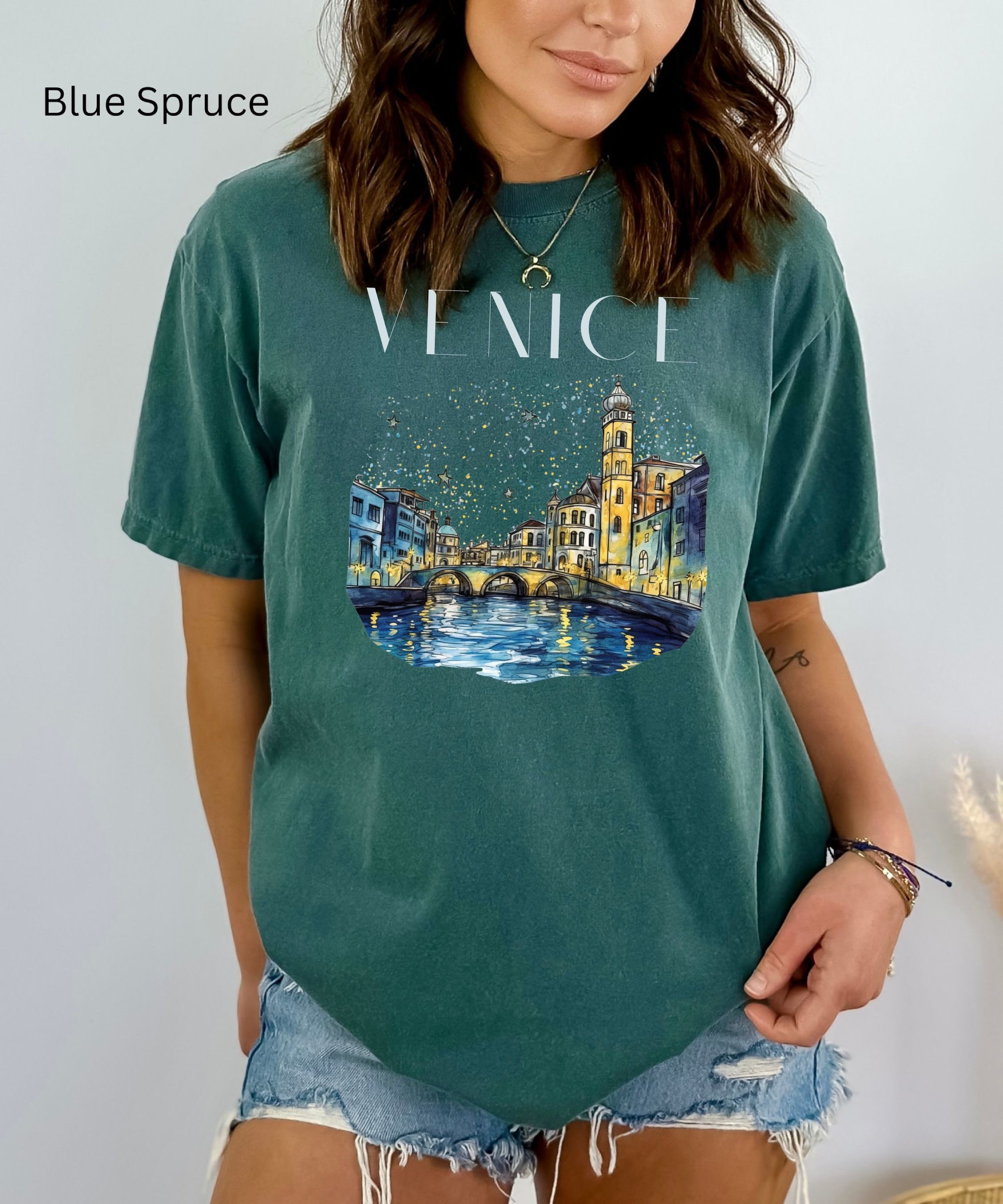 SHIRT TUNIC WITH POCKETS VENICE VIGNETTE