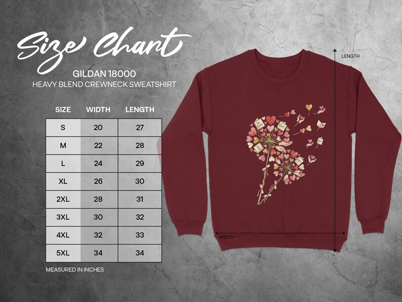 Cute Heart Flower Sweatshirt, Cute Sweater, Casual Crewneck, Stylish Gift for Her, Comfortable Sweatshirt, Cute Floral Design