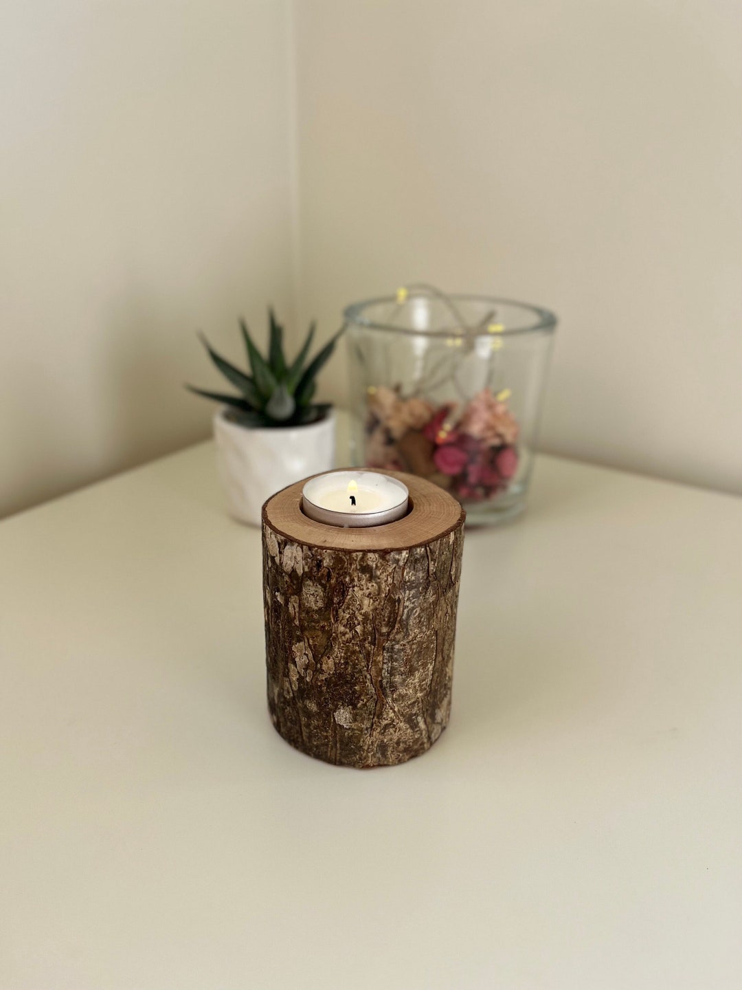 Celandine Candle Holder Ash Wood main image 0
