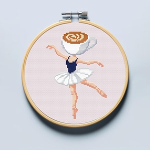 Ballerina Cappuccina cross stitch pattern PDF