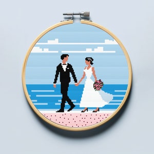Wedding cross stitch pattern PDF