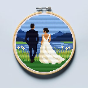Wedding cross stitch pattern PDF