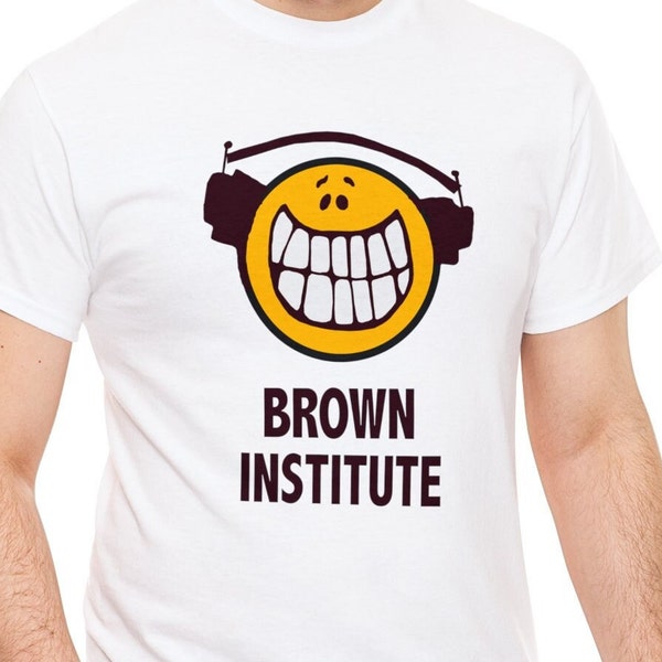 Brownie (Brown Institute Graduate) T-Shirt - Light Colors - Heavy Cotton Tee - Radio Broadcasting Alumni Clothing