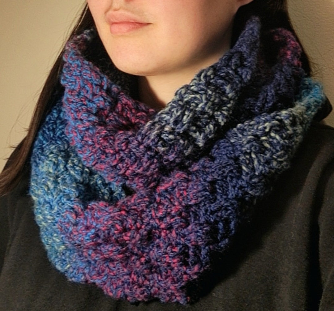 Crochet Pattern: Chunky Infinity Scarf - Etsy