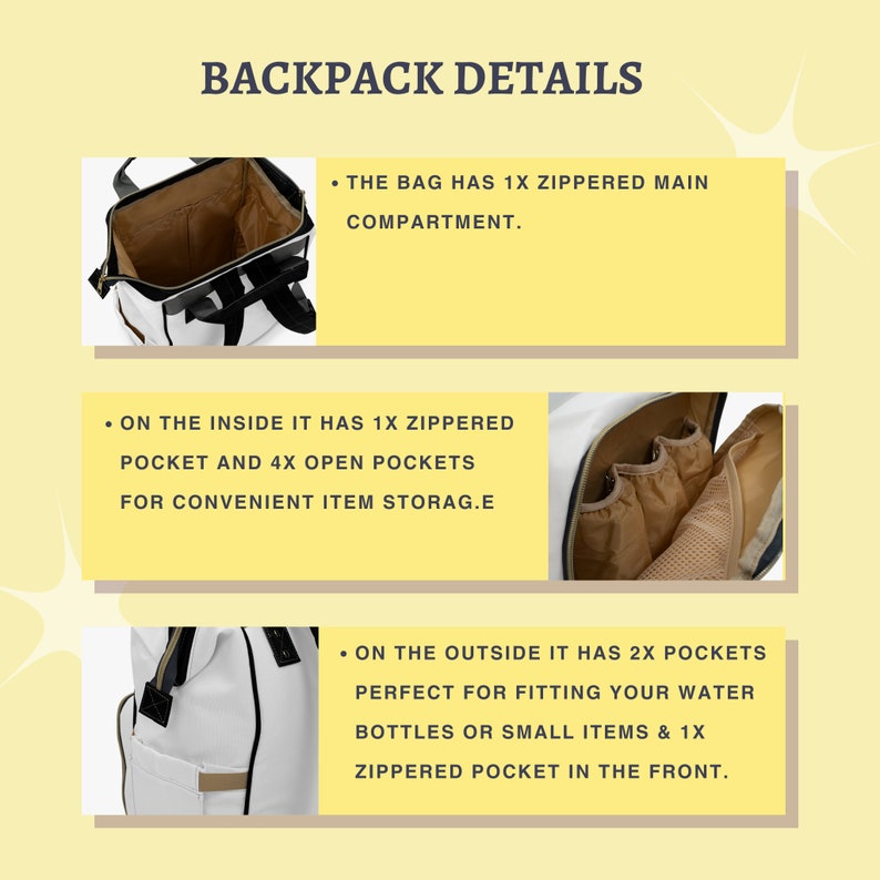 Diaper Bag Backpack, Baby Diaper Bag, Baby Shower Gift, Rainbow Diaper