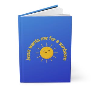 Revista LDS, Jesús quiere que yo sea un rayo de sol, opciones de tapa dura, rústica y espiral: páginas rayadas y en blanco, niños de la Primaria, bautismo, jóvenes