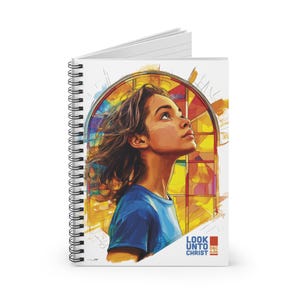 LDS Youth 2025 Theme | Spiral Journal | Look Unto Christ | Scripture Journal | FSY | Young Women | Young Men | Missionaries