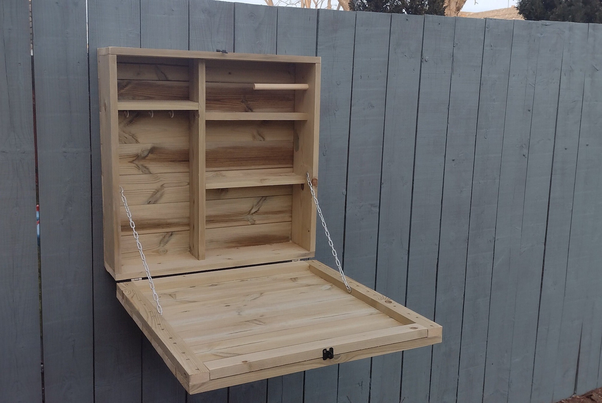 Drop Down BBQ Tool Storage and Bar Etsy UK