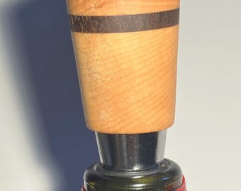 Tapones de vino de madera dura torneados a mano