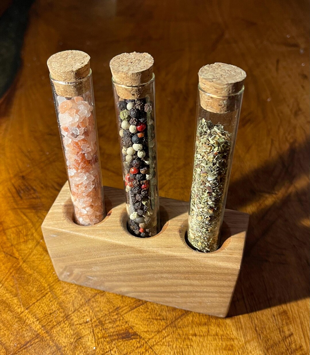 Wood Test Tube Spice Rack - Etsy