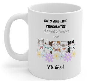 Tasse drôle de chat, cadeau d'amant de chat, cadeau drôle de chat, dame folle de chat, tasses d'amoureux de chat, cadeaux de propriétaire d'animal familier, tasse de café