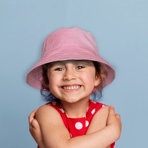 Children&#39;s Summer Bucket Hat - Handmade, Durable Corduroy