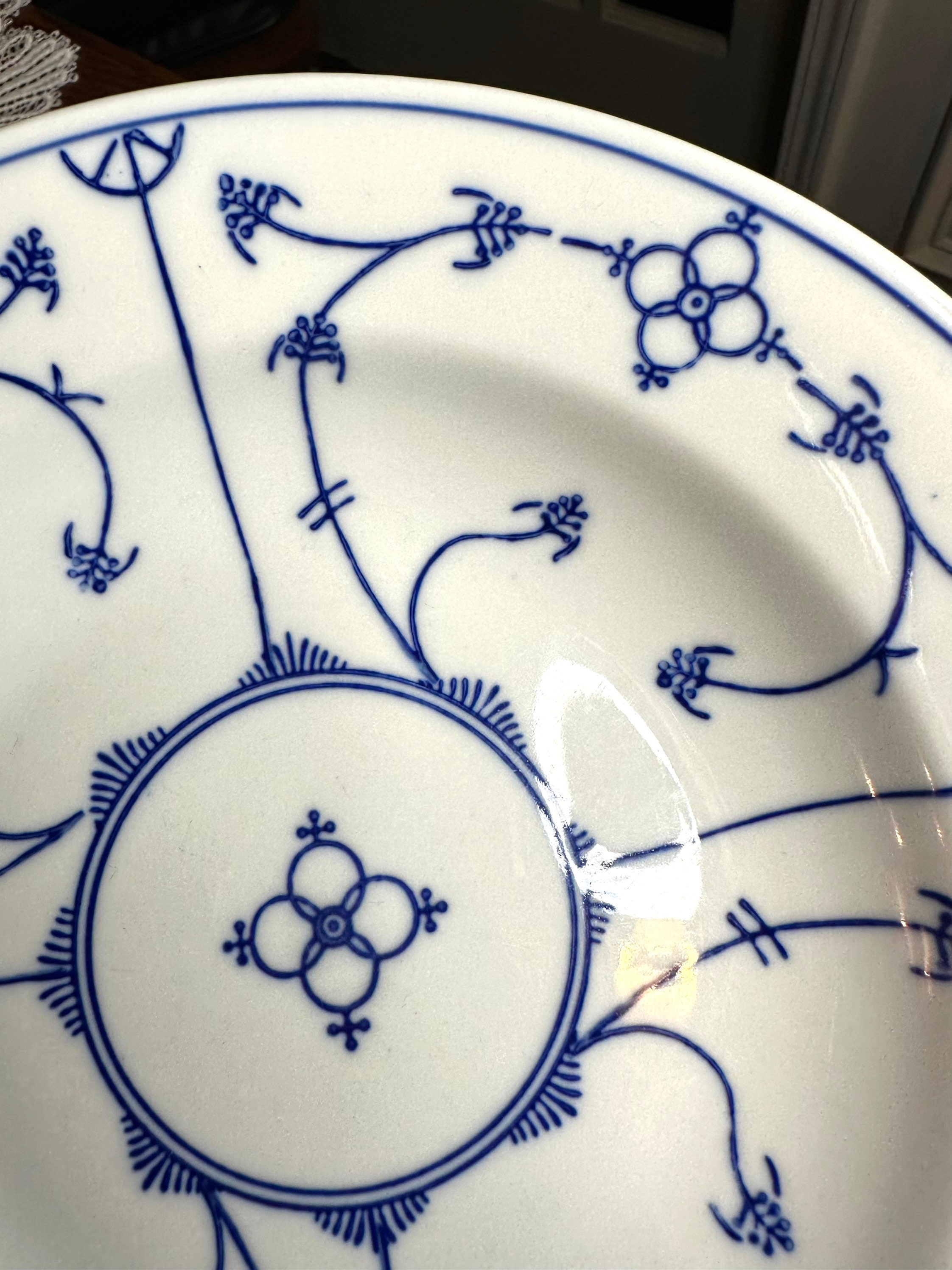 Service à Café Vintage Jäger Eisenberg Bleu Indischblau - Porcelaine De Collection GDR