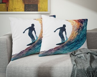 Pillow Sham with sea themed fashion style.