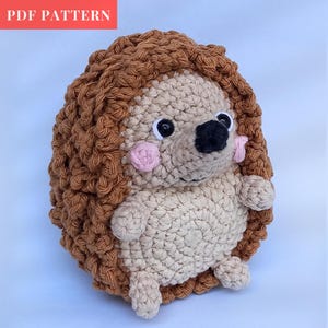 Modèle au crochet hérisson sans couture, jouet au crochet, motif hérisson agité, motif hérisson au crochet, animal au crochet