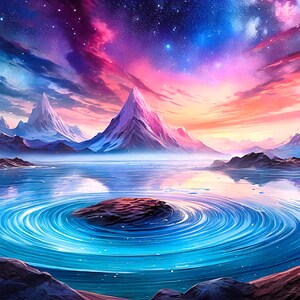 Ocean of Possibilities 11x8.5 (HORIZONTAL Orientation) Digital Art Print