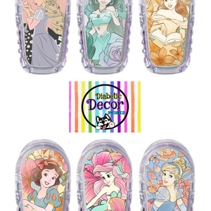 G6/ Princesses 6 pack /Dexcom G6 Stickers, Diabetes Stickers, Dexcom Stickers, Bestseller,  Dexcom G6 Transmitter Sticker,