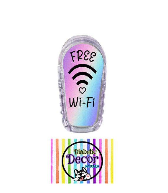 2 gratis WiFi-stickers voor Dexcom G7 blauw