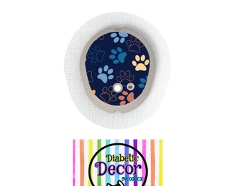 G7/ Paw prints G7  Single Sticker /Dexcom G7 Stickers, Diabetes Stickers, Dexcom Stickers, Bestseller, Sticker,