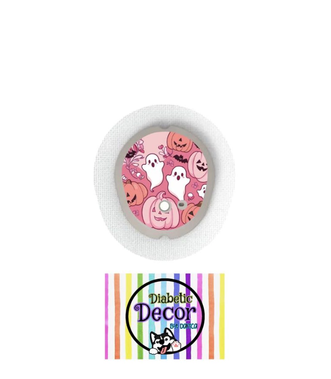 G7/ Pink Pumpkins Single Sticker / Dexcom G7 Stickers, Diabetes ...
