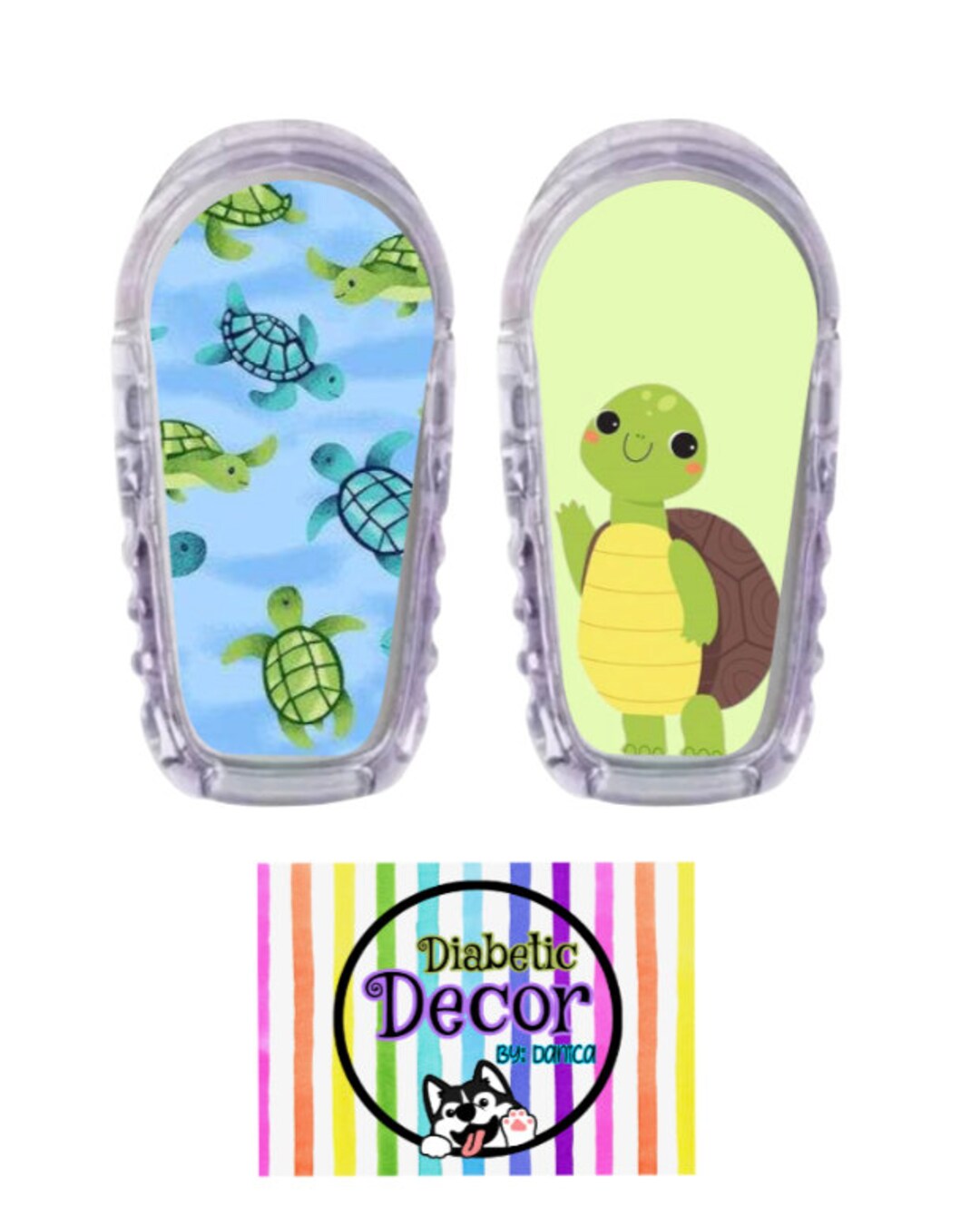 G6/ Turtles 2 Pack / Dexcom G6 Stickers, Diabetes Stickers, Dexcom ...