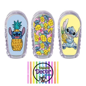 G6/ Pineapple 3 pack /Dexcom G6 Stickers, Diabetes Stickers, Dexcom Stickers, Bestseller,  Dexcom G6 Transmitter Sticker,