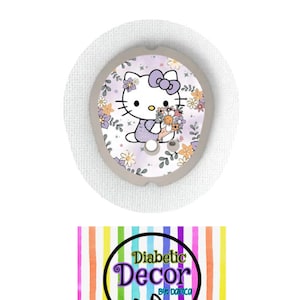 G7/ Hello there Kitty G7  Single Sticker /Dexcom G7 Stickers, Diabetes Stickers, Dexcom Stickers, Bestseller, Dexcom G7 Transmitter Sticker,