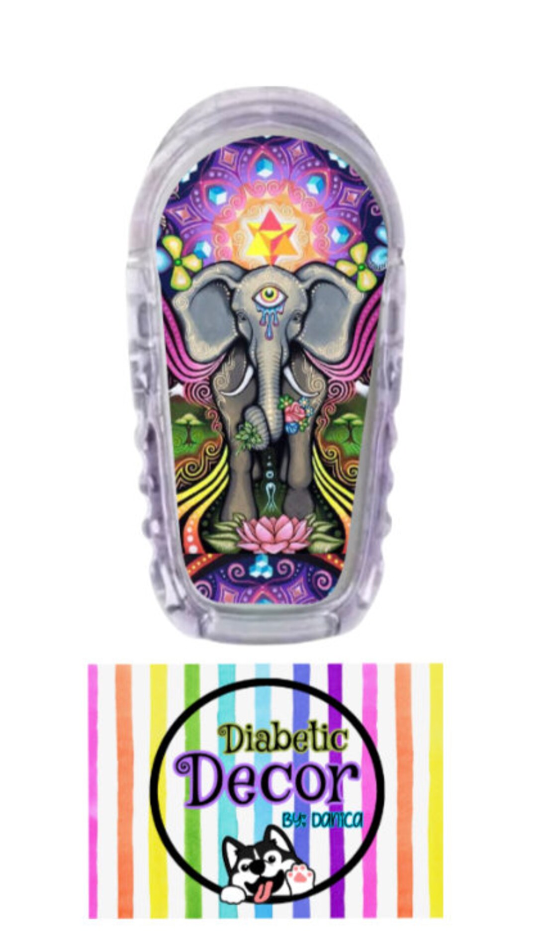 G6/ Tranquility Single Sticker / G6 Stickers, Diabetes Stickers