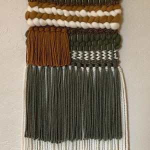 Woven Wall Hanging, Weaving Fiber Art, Bohemian Art, Handwoven Tapestry