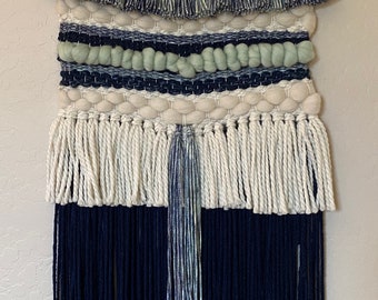 Woven Home Decor, Modern Weaving, Loom Weaving, Custom Weaving, Woven Wall Hanging, Handwoven Tapestry, Weaving, Fiber Art, Bohemian Art