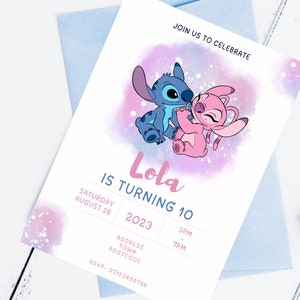 Lilo and Stitch Invitations -  UK