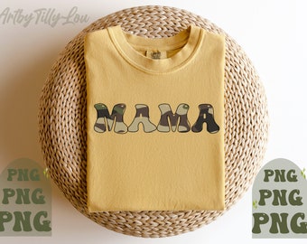 Mama PNG | Camo Mama PNG | Mama | Sublimation |