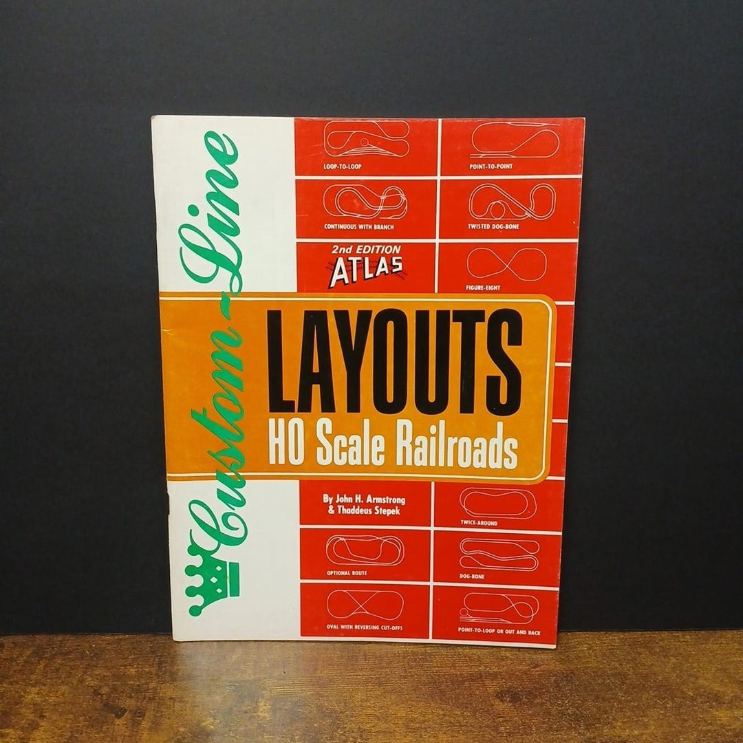 Atlas Custom-line Layouts HO Scale Railroads 2nd Edition John Armstrong ...