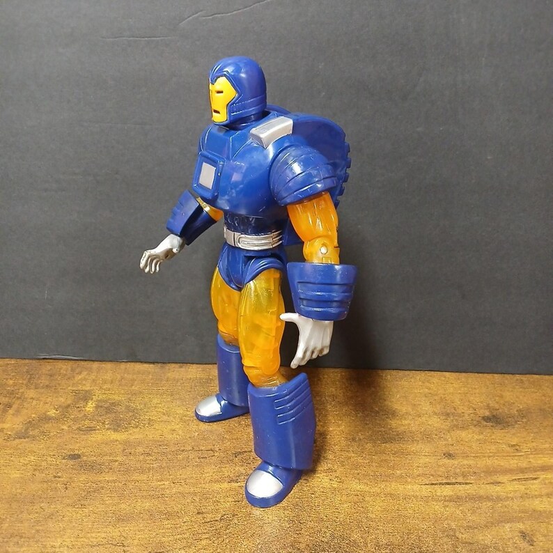 Figura de acción de Iron Man del Espacio Profundo de ToyBiz Marvel Universe Deluxe Edition de 10 pulgadas, 1997 imagen 3