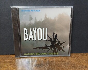 Bayou : Nature's Relaxing Sounds Audio CD Enhanced With Music New / Sealed
