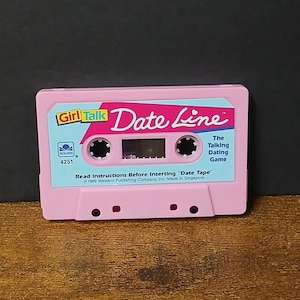 Vintage 1989 Girl Talk Dateline Game Cassette Only