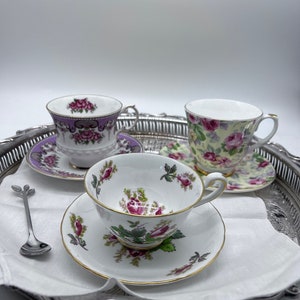 Enchanting English Bone China Tea Cups.