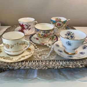 Exquisite English China Teacups