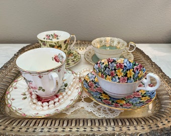 Fine English Bone China Teacups