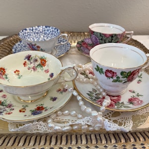 Desirable English Bone China Teacups